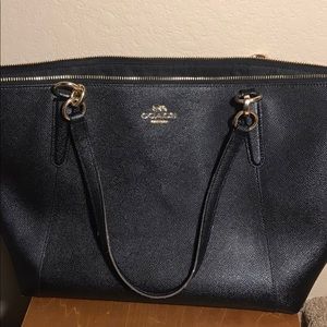 COACH F57526 Ava Tote Crossgrain Leather Handbag